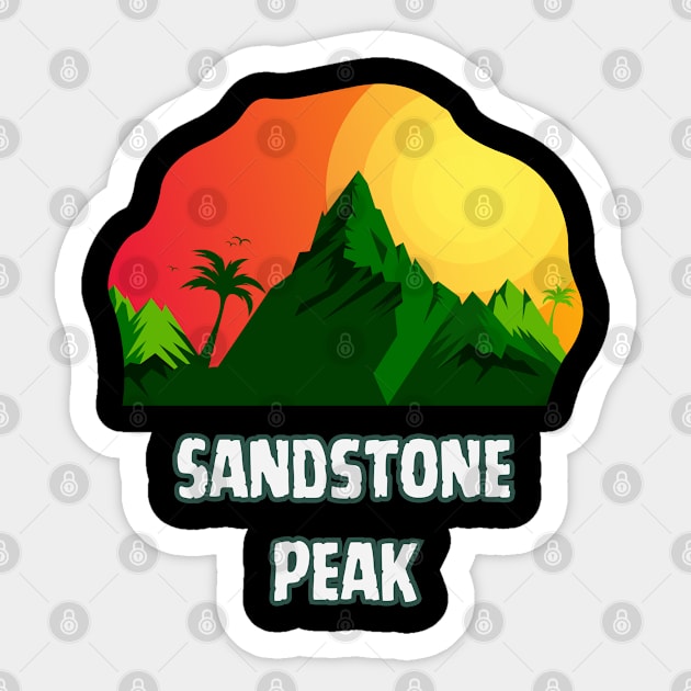 Sandstone Peak Sticker by Canada Cities